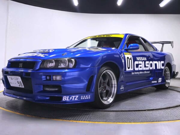 [Self-Drive] Tokyo & DAIKOKU PA / Wangan Midnight Tour ER34 Skyline Wide Calsonic Custom 5MT