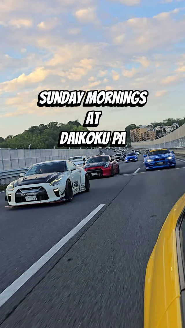 Sunday mornings at Daikoku just hit different. Fresh air, fresh builds, no chaos, just pure car culture.

#Daikoku #ichiokutours #GTR #r34 #supra
#jza80 #daikokupa