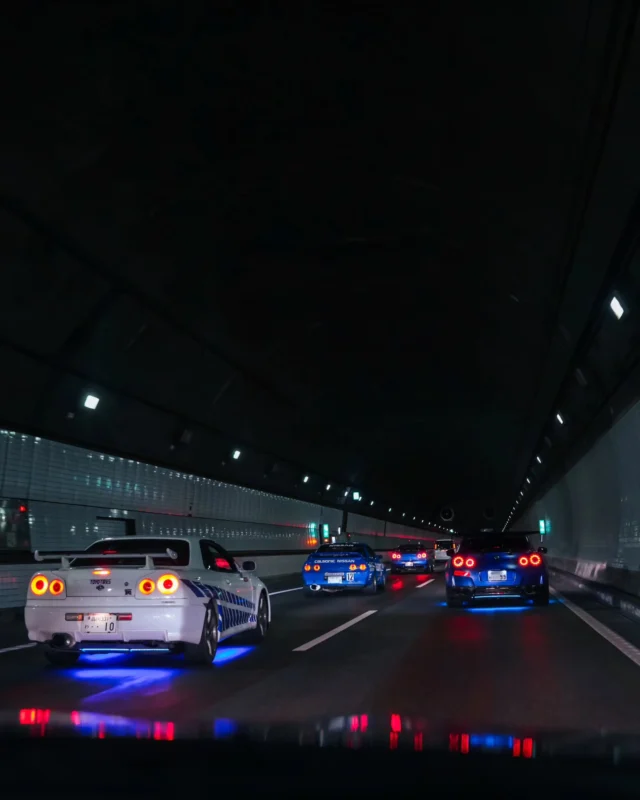 Aqualine tunnel pulls.

#Daikoku #ichiokutours #GTR #r34