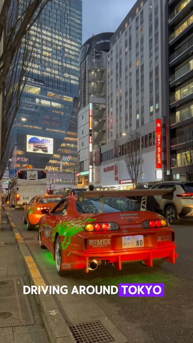 Drive around Tokyo
in one of our Supras
powered by the legendary 2JZ

📷@jago.snaps