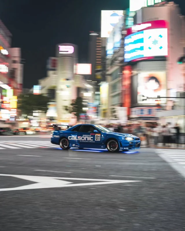 Yes, you can actually drive an R34 through Shibuya. 

For details, feel free to check out our homepage.

Tour▶️
https://ichioku.net/

Car rental▶️
https://rent.ichioku.net/vehicles/